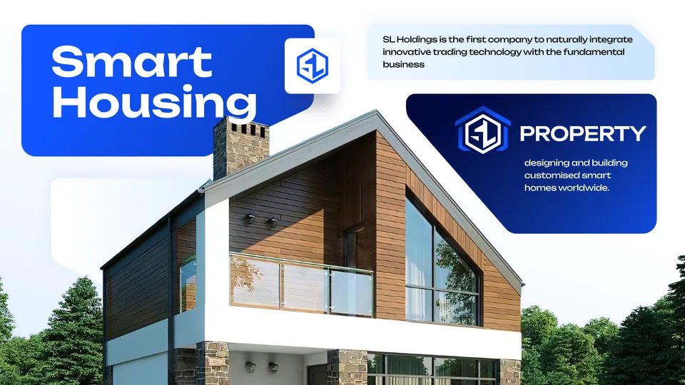 Разворот презентации SL Housing, дома и условия участия
