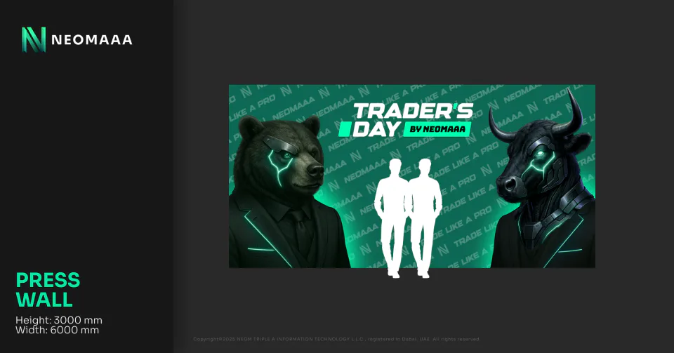 Мерч и носители мероприятия Trader's Day